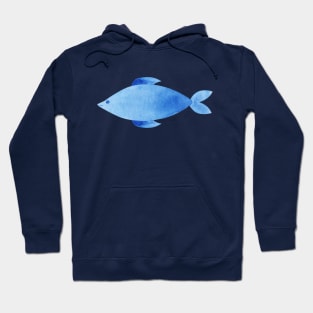 blue fish Hoodie